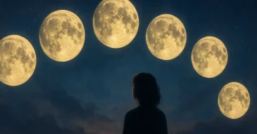 Sonhar com 5 luas no céu: sinais espirituais importantes