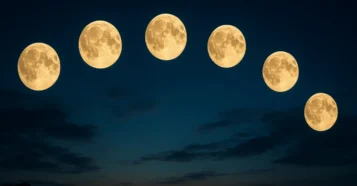 Sonhar com 6 luas no céu: intensidade espiritual e sinais