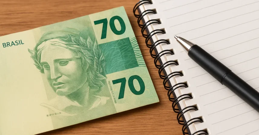 Sonhar com 70 reais: recados sobre finanças e limites