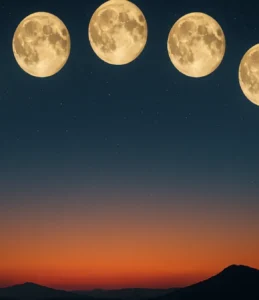 Sonhar com 8 luas no céu: mistérios, fé e revelações