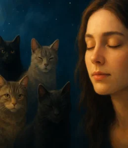 Sonhar com 9 gatos: intuição forte e espiritualidade