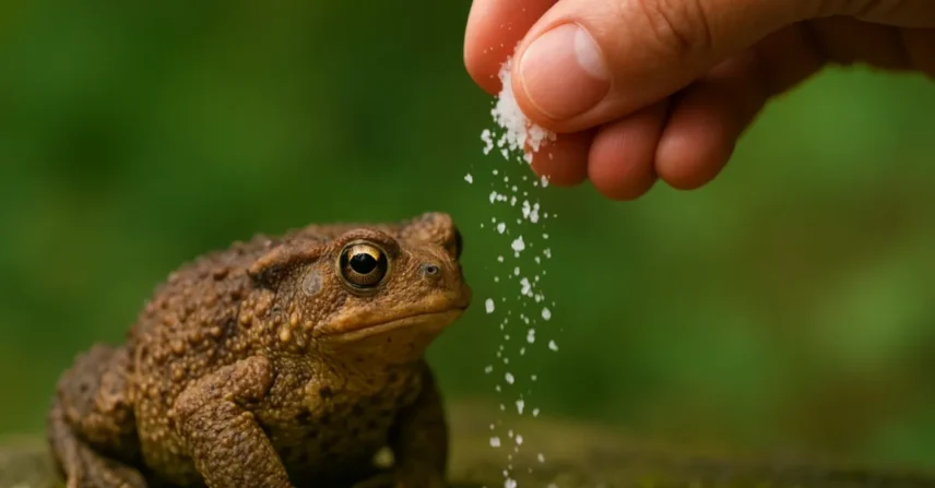 Sonhar jogando sal no sapo: proteção espiritual e energia