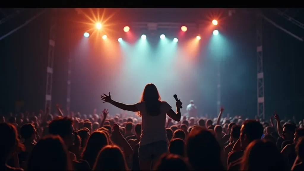 Como os filmes de shows ao vivo são gravados e produzidos