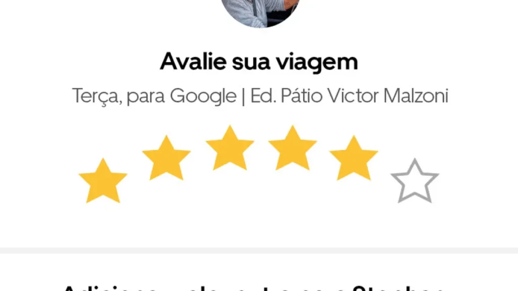 Uber libera nota 6 estrelas no Brasil para torcer pelo hexa
